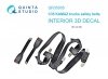 Quinta Studio QR35005 Kamaz trucks safety belts 3D-Printed & coloured on decal paper (all kits) 1/35